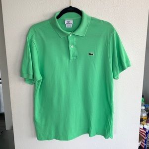 Lacoste Light Green Polo